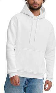 Sweat-shirt à capuche oversize en molleton brossé 400 GSM, coton uni, streetwear pour un usage quotidien - Product Image 3