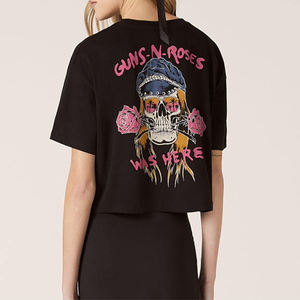 Ropa de calle, camisetas con estampado Puff, camisetas holgadas transpirables con logotipo personalizado, Camiseta holgada de algodón 100% con estampado de longitud media - Product Image 5