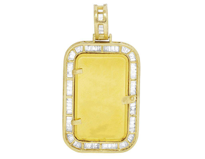 Diseño único de plata esterlina con VVS Clarity Moissanite Diamond Pendant Regalo de boda y aniversario para hombres y mujeres - Product Image 3