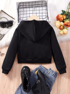 เสื้อฮู้ดผ้าฟลีซผ้าฝ้าย100% สำหรับผู้หญิงน้ำหนักมากเสื้อฮู้ดปรับแต่งได้สำหรับฤดูหนาว - Product Image 2