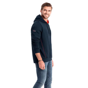 Fabricante al por mayor de alta calidad logotipo personalizado negro con capucha larga con capucha otoño sudaderas con capucha y ropa deportiva para hombres - Product Image 3