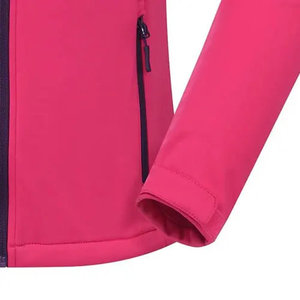 Mujeres al aire libre de moda de buena calidad transpirable al aire libre chaqueta de concha suave con logotipo personalizado chaqueta informal de peso pesado - Product Image 4