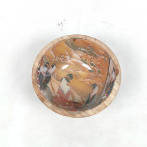 <b>Mango</b> <b>Wood</b> <b>bowl</b> with sticker consistent quality & professional-grade finishing, ideal for modern culinary - Product Image 1