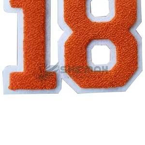 Logotipo de parche bordado personalizado de MOQ bajo al por mayor para ropa Parches de nuevo estilo hechos a medida Parches bordados de chenilla OEM - Product Image 3