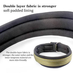 Collar táctico reflectante de alta resistencia para perro, con hebilla, mango acolchado ajustable, nailon, diseño personalizado para entrenamiento de mascotas, 2023 - Product Image 3