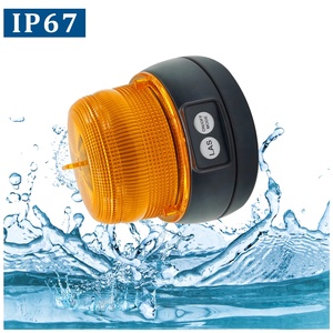 Xách tay LED đèn hiệu ánh sáng từ nhấp nháy xoay khẩn cấp tín hiệu ánh sáng Pin có thể thay thế đèn hiệu đèn với cảm biến ánh sáng - Product Image 5