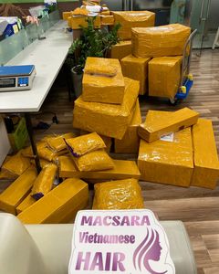 Extensiones de cabello liso y sedoso al por mayor de cabello humano vietnamita, trama genio, pelo liso y de color, OEM ODM - Product Image 5