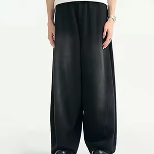 Los hombres de calidad superior apilan pantalones de pierna ancha Nuevo modelo de baja tasa de los hombres apilan pantalones de pierna ancha - Product Image 2