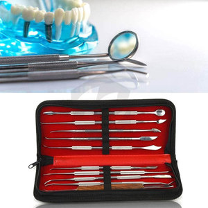 10 unids/set Kit de herramientas de tallado de cera de acero inoxidable, juego de escultura de arcilla de tallador de cera profesional, fabricación de joyas de cerámica, uso Dental - Product Image 3