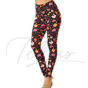 Leggings de yoga pour femmes les plus vendus, motif imprimé, taille haute élastique, longueur totale, respirant, design durable, vente en gros - Product Image 3