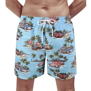 กางเกงว่ายน้ำฮาวายของผู้ชายกางเกงขาสั้นชายหาดพิมพ์ลายดอกไม้แห้งเร็วกางเกงขาสั้นเล่นกีฬากลางแจ้ง3D กางเกงว่ายน้ำแฟชั่นของผู้ชาย - Product Image 3