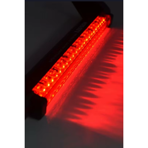 Pmx ไฟเบรกหลัง32ดวงสำหรับรถยนต์สีแดง12V พร้อมเลนส์ใส ABS วัสดุกันน้ำสีเหลืองอำพัน - Product Image 2