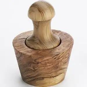 These wooden mortar & pestle are light weight alternative to heavy stone based ones with equally long life and durability