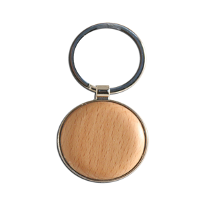 Llaveros de madera Llavero de lujo Llaveros Año Regalos metal forma redonda gran oferta - Product Image 4