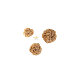 Balle à mâcher pour chien écologique en bois de coco et de café, jouet en fibre grossière - Product Image 1