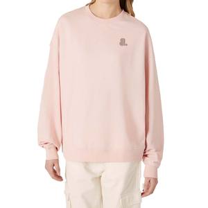 Sudadera de cuello redondo personalizada para mujer de alta calidad, nueva colección, Material de seda de algodón, bordado frontal liso, ropa de invierno para todos los días - Product Image 3