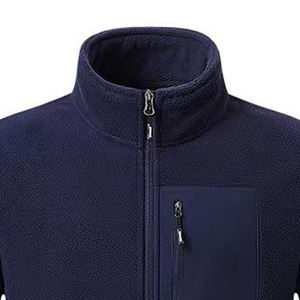 เสื้อแจ็คเก็ตผ้าฟลีซสำหรับผู้ชายฤดูหนาว สีพื้น ดีไซน์มีฮู้ด เหมาะสำหรับใส่กลางแจ้งและสวมใส่ลำลอง - Product Image 6