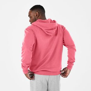 เสื้อฮู้ดซิป ผ้าฝ้าย 100% ซับในผ้าฝ้าย ล้างสีแบบสโตนวอช พิมพ์ลายดิจิทัล ปักลาย 3 มิติ - Product Image 3