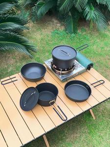 Piccola pentola a induzione in fabbrica con manico staccabile in metallo per il riscaldamento del latte zuppa fondo piatto con manico pieghevole - Product Image 2