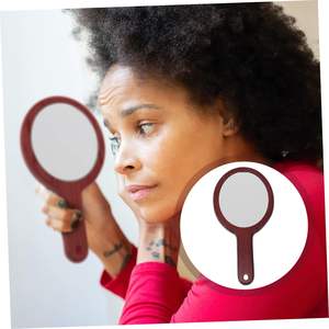 Handheld <b>Vanity</b> <b>Mirror</b> Handle Makeup Portable <b>Vanity</b> Table Makeup <b>Mirror</b> Mini Vintage <b>Vanity</b> Round <b>Mirrors</b> - Product Image 6