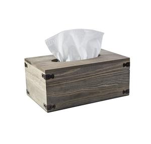 Venta caliente caja de pañuelos de Calidad exclusiva caja de pañuelos de madera hecha a mano caja de pañuelos de diseño único al mejor precio - Product Image 1