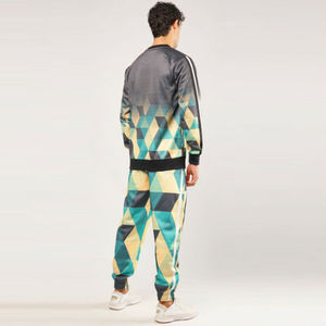 Últimos chándales de sublimación al aire libre para hombre 100% algodón poliéster venta al por mayor logotipo personalizado impreso de talla grande disponible - Product Image 3