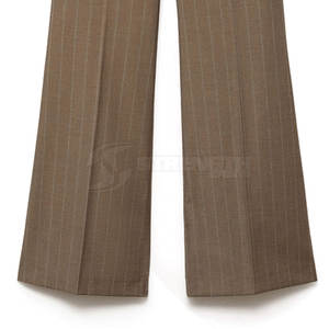 Pantalons évasés pour femmes en marque privée, couleur personnalisée, avec poches latérales, en vente - Product Image 6