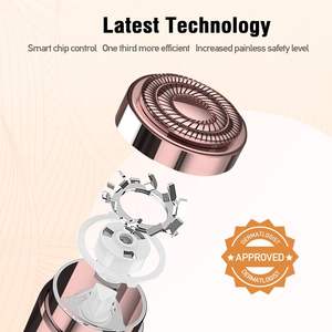 Épilateur facial rechargeable pour femmes, rasoir à piles avec têtes de rechange pour le dessus des lèvres et le menton - Product Image 6