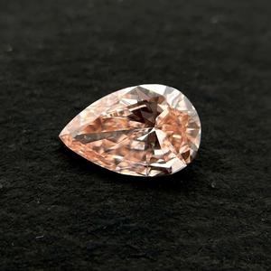 0,75 Ct Pink Lab Grown Diamond VS Clarity Forma de pera con color F para banda de compromiso certificada por IGI - Product Image 5