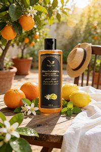 Gel exfoliant aux agrumes à marque privée avec niacinamide et vitamine C, végétalien, doux, élimination des peaux mortes, éclaircissant et illuminateur de la peau - Product Image 5