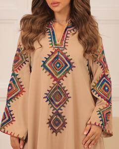 Wholesale Custom Luxury Stylish Petite <b>Satin</b> <b>Abaya</b> for Women Islamic Clothing Ruffle Sleeves Dubai Inspired <b>Abaya</b> Made High Silk - Product Image 4