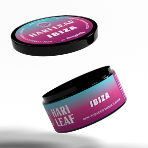 Sabor a Shisha Hari Leaf Ibiza 50g Sin Tabaco ni Nicotina, experiencia aromática suave y relajante - Product Image 3