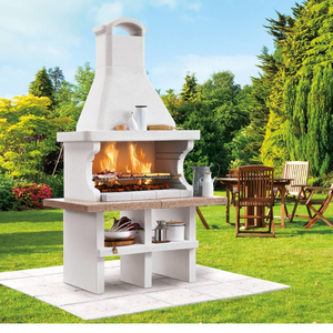 Pianosa Granite-Hiệu ứng lớn chịu lửa nướng bê tông đỏ BBQ với đầu - Product Image 2