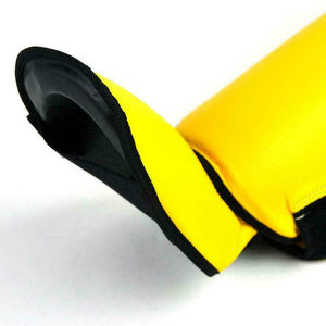 Genuine PU Leather <b>Shin</b> <b>Pads</b> Full Protection Training Boxing <b>Shin</b> Guard with OEM Services Leg Guards and Warmers - Product Image 4