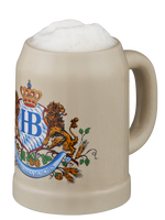 Chope à bière en céramique Hofbraeuhaus Muenchen Oktoberfest, design lion classique, durable, 0,5 L, fabriquée en Allemagne