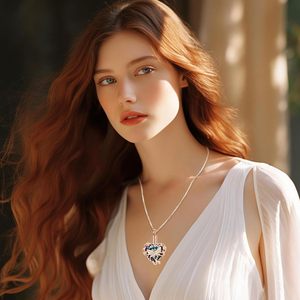 Colliers d'urne papillon en métal pour cendres Bijoux d'urne pour cendres humaines pour femmes Collier de crémation de coeur pour cendres Taille personnalisée - Product Image 5