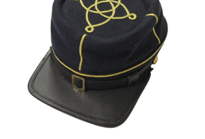 Venta al por mayor de logotipo de requisito personalizado de alta calidad US CS Unisex American Reproducción de lana azul Kepis sombreros - Product Image 6