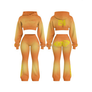 Conjunto Deportivo de 4 Piezas con Logotipo Personalizado, Ropa Deportiva para Mujer, Ropa de Yoga, Conjuntos de Yoga para Mujer, Conjuntos de Fitness para Gimnasio - Product Image 1