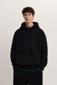 Sweat-shirts élégants à carreaux brodés, sérigraphiés, imprimés numériquement, teints unis, en polaire d'hiver polyester/coton, avec poches et perles - Product Image 4