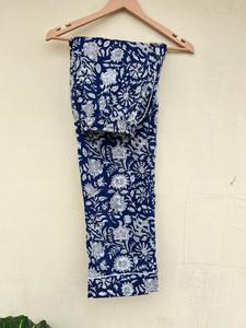 Costume de nuit indien exclusif à imprimé floral fait à la main 100% coton élégant décontracté été automne pour printemps matin luxe ODM approvisionnement - Product Image 5