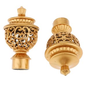 Customized Metal Window Decoration <b>Curtain</b> Finials Metal Hardware <b>Curtain</b> Rod Accessories for Home Living Room Decor - Product Image 5