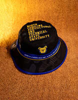 Chapeau Bob Réversible 100% Coton AP, Personnalisé NCA&T, Double Face, pour Universités et HBCU, Logo Universitaire OEM, Streetwear, Motif Bison