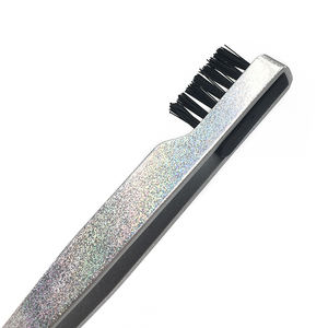 Pinzas para cejas de acero inoxidable de nuevo estilo con etiqueta privada personalizada profesional, instrumentos de belleza para niñas, fuente de alimentación Manual - Product Image 3