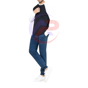 Chemise en coton à manches longues pour homme grande taille à usage extérieur Séchage rapide et respirant avec motif solide - Product Image 2