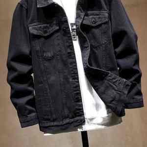 แจ็คเก็ตยีนส์ผู้ชายไซส์ใหญ่คุณภาพสูงแบบสั่งทำพิเศษปี 2024 ขายตรงจากโรงงาน แจ็คเก็ตยีนส์ขายดีสำหรับผู้ชาย - Product Image 3