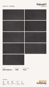 WhereDesignLives 2x4" Rectangle Ceramic Mosaic Tiles Fullbody for Indoor Outdoor Wall Floor Restaurants Hotels - Product Image 2