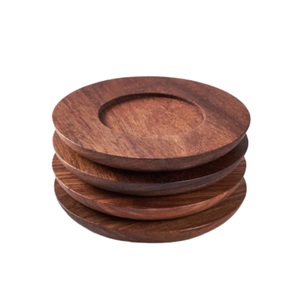 Customized Wood Tea <b>Cup</b> coaster <b>Coffee</b> <b>Cup</b> Lid Tea With Cute 4 Pcs Coasters <b>Cup</b> Coaster With <b>Small</b> Size - Product Image 1