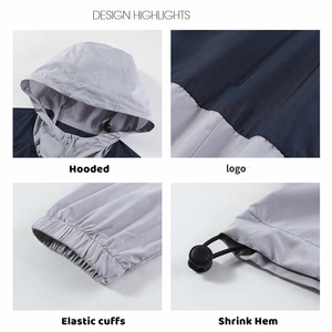 Veste coupe-vent imperméable réfléchissante de haute qualité pour hommes personnalisée - Product Image 6