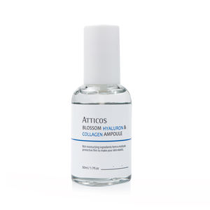 ATTICOS Blossom Ampolla de colágeno e hialurónico Ampolla de esencia antienvejecimiento Ampolla hidratante antiarrugas Esencia de ampolla facial - Product Image 6