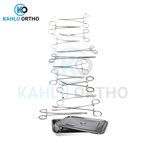 Ensemble d'instruments chirurgicaux de 38 pièces, nouvel arrivage d'instruments de chirurgie générale de base par KAHLU ORTHOPEDIC - Product Image 3